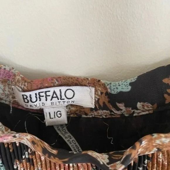 Buffalo David Bitton Brown Pleated Skirt - Picture 6 of 8